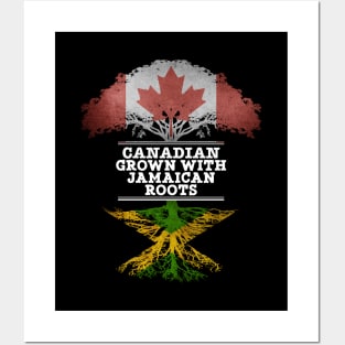 Canadian Grown With Jamaican Roots - Gift for Jamaican With Roots From Jamaica Posters and Art